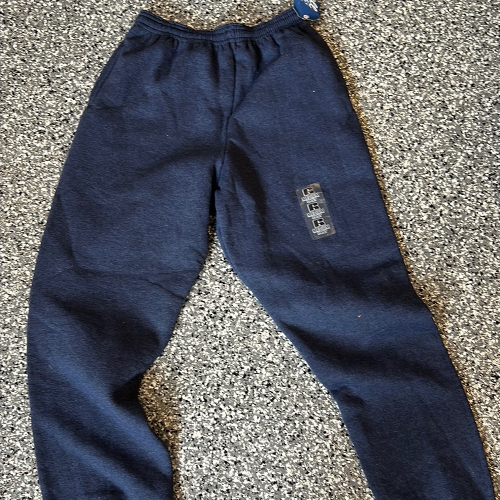 Men Navy Blue Sweatpants
